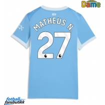Manchester City Matheus Nunes #27 Hjemmedrakt Dame 2026-27 Kortermet